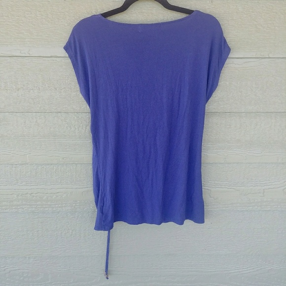 Michael Kors Scoop Neck Drawstring Top - Picture 2 of 7